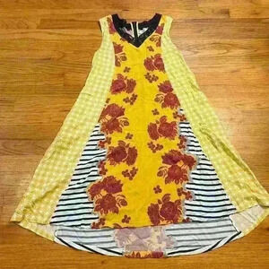 Matilda Jane Golden Key Summer Sundress Women Size XS Floral Lightweight Casual